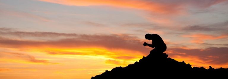 Christian Man Praying 